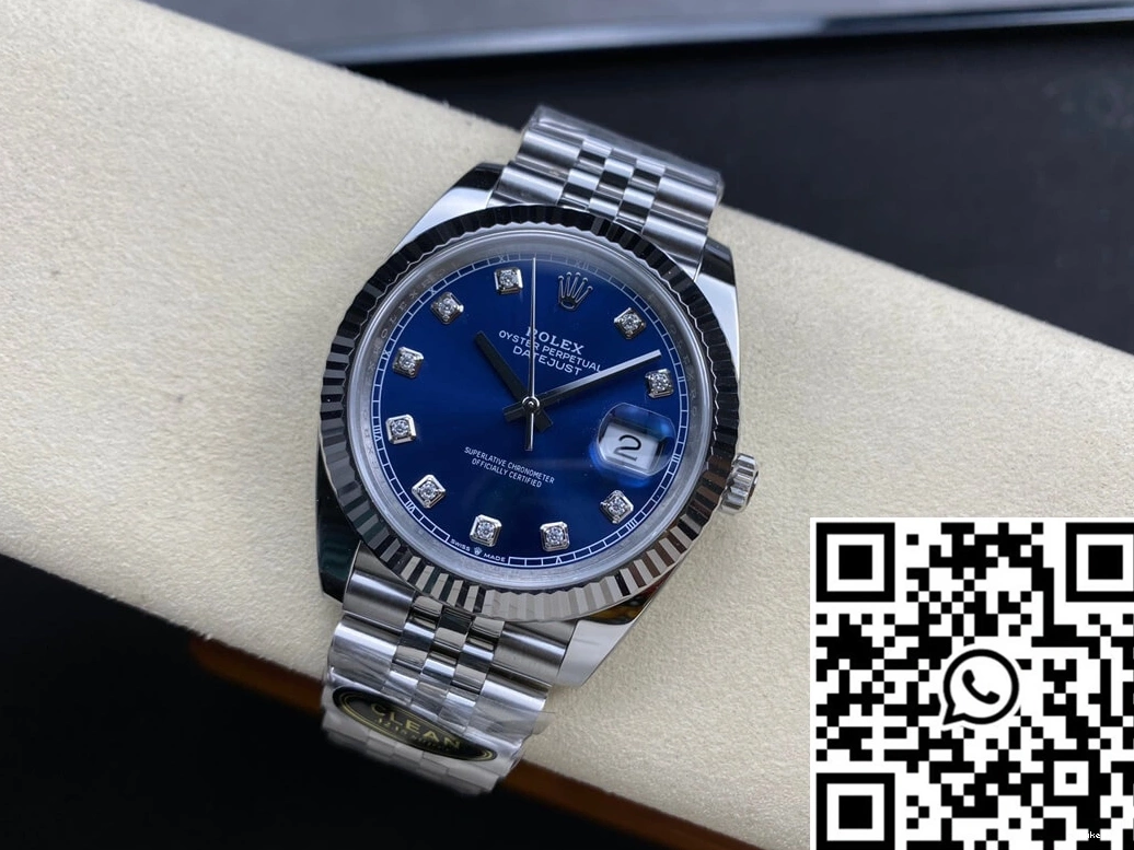 Blue Datejust Dial Clean M126334-0016 Factory Rolex 0308